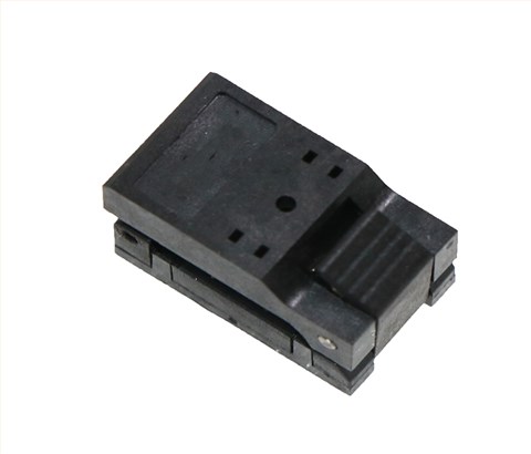 LGA6pin-0.4mm-0.7x1.2mm塑胶翻盖芯片测试座
