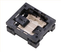 BGA154pin-0.8mm塑胶下压式存储芯片测试座socket