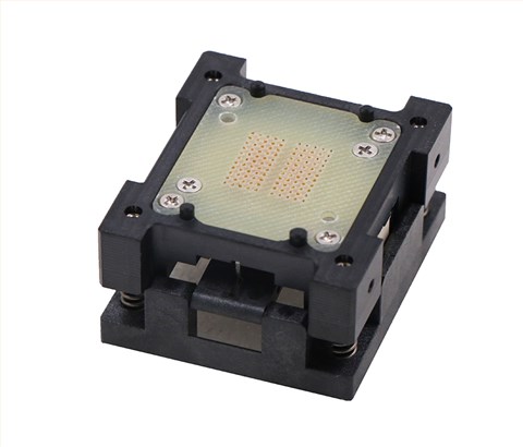 BGA154pin-0.8mm塑胶下压式存储芯片测试座socket