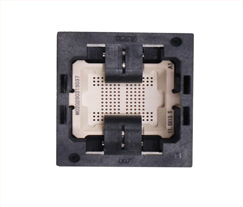 BGA154pin-0.8mm塑胶下压式存储芯片测试座socket