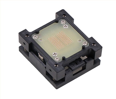 BGA154pin-0.8mm塑胶下压式存储芯片测试座socket