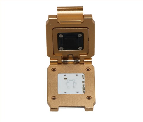 DFN22pin-0.55mm合金翻盖式芯片测试座socket
