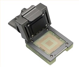 BGA676pin-1.0mm合金旋钮翻盖式芯片测试座socket