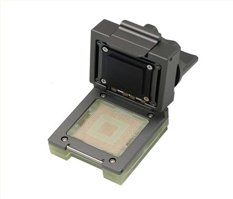 BGA676pin-1.0mm合金旋钮翻盖式芯片测试座socket