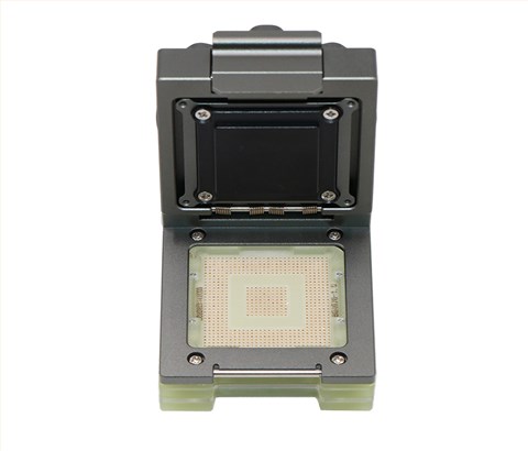 BGA676pin-1.0mm合金旋钮翻盖式芯片测试座socket