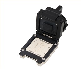 QFN88pin-0.4mm-10×10mm合金旋钮翻盖式芯片老化测试座socket