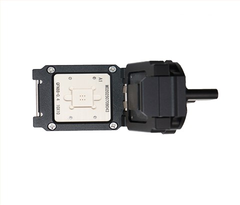 QFN88pin-0.4mm-10×10mm合金旋钮翻盖式芯片老化测试座socket