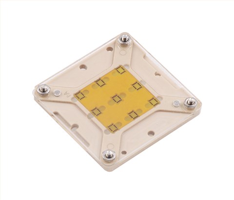 LGA14pin-0.5mm一拖九工位导电胶芯片测试座socket