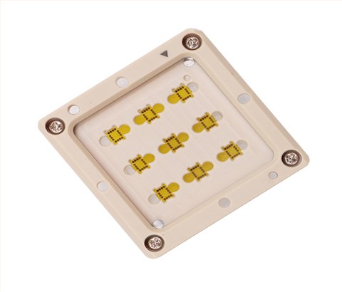 LGA14pin-0.5mm一拖九工位导电胶芯片测试座socket