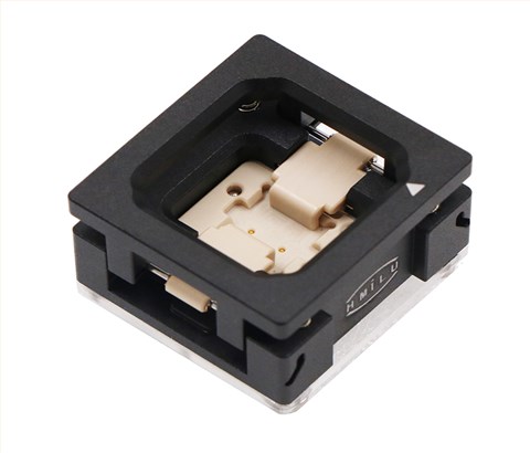 DFN8pin-2.0mm合金下压式探针开尔文测试座socket