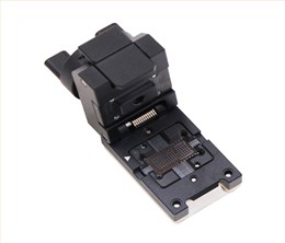 BGA247pin-0.4mm合金旋钮翻盖式探针芯片老化测试座socket