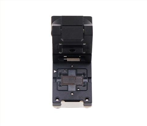 BGA247pin-0.4mm合金旋钮翻盖式探针芯片老化测试座socket