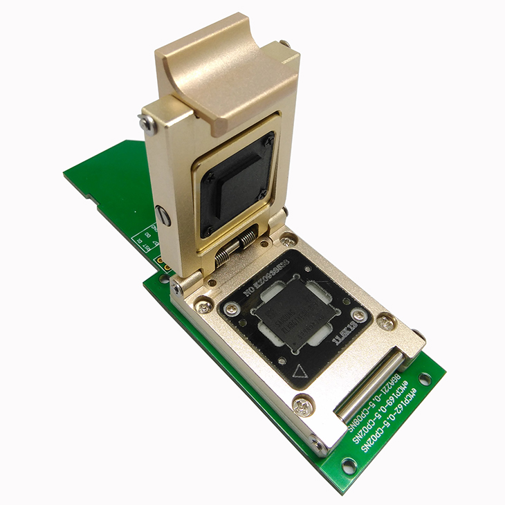EMMC169/153翻盖探针转SD芯片测试座