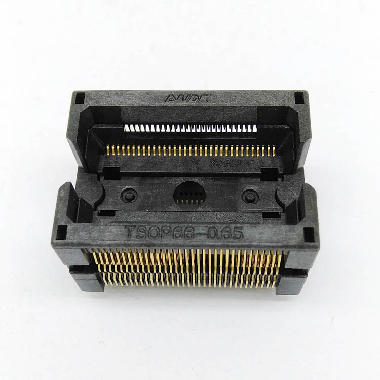 TSOP66-0.6下压弹片IC测试老化座