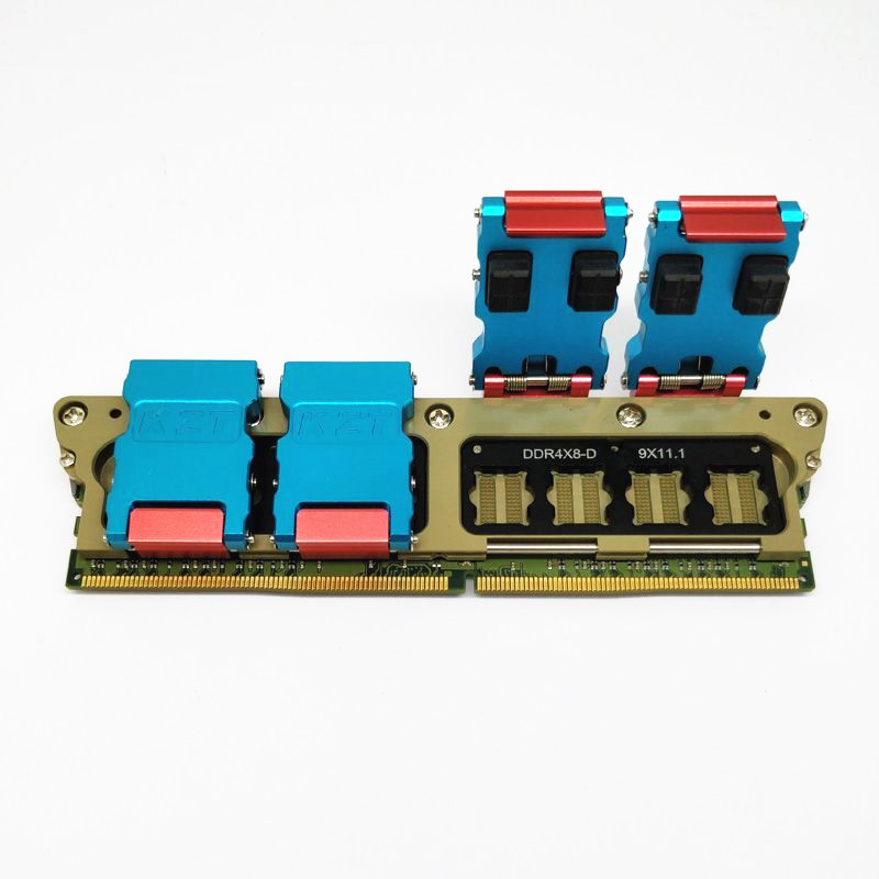 DDR4*8导电胶内存条测试治具