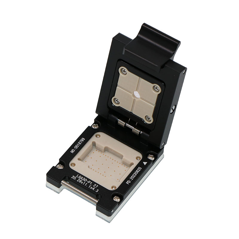 定制 LGA30封装 射频芯片 测试座 测试夹具 10G高频socket