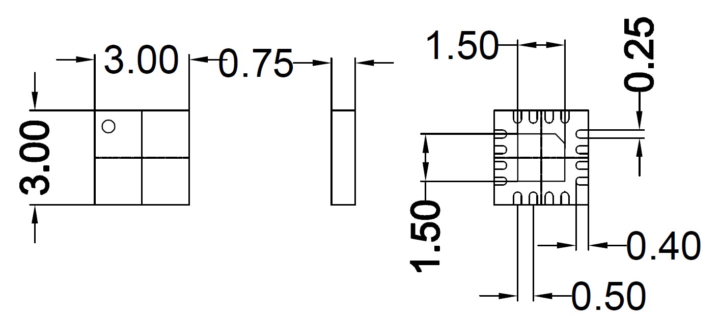 QFN16封装测试座