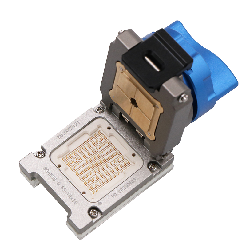 定制BGA636芯片测试座socket夹具治具工装探针socket维修检测工具