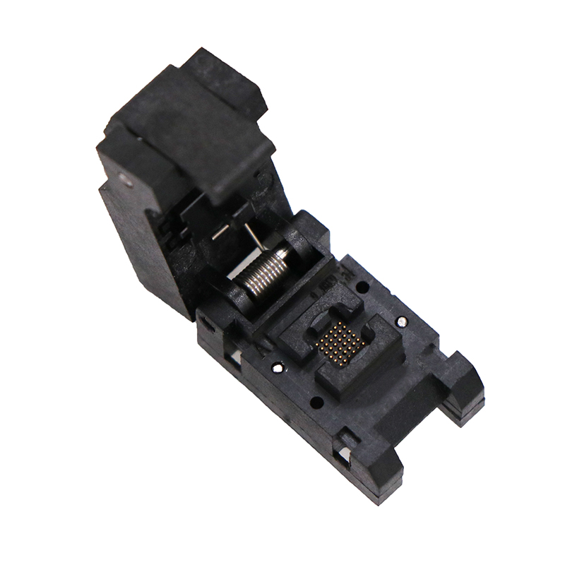 定制WLCSP36pin-0.4mm-2.487x2.541mm塑胶翻盖晶振测试座