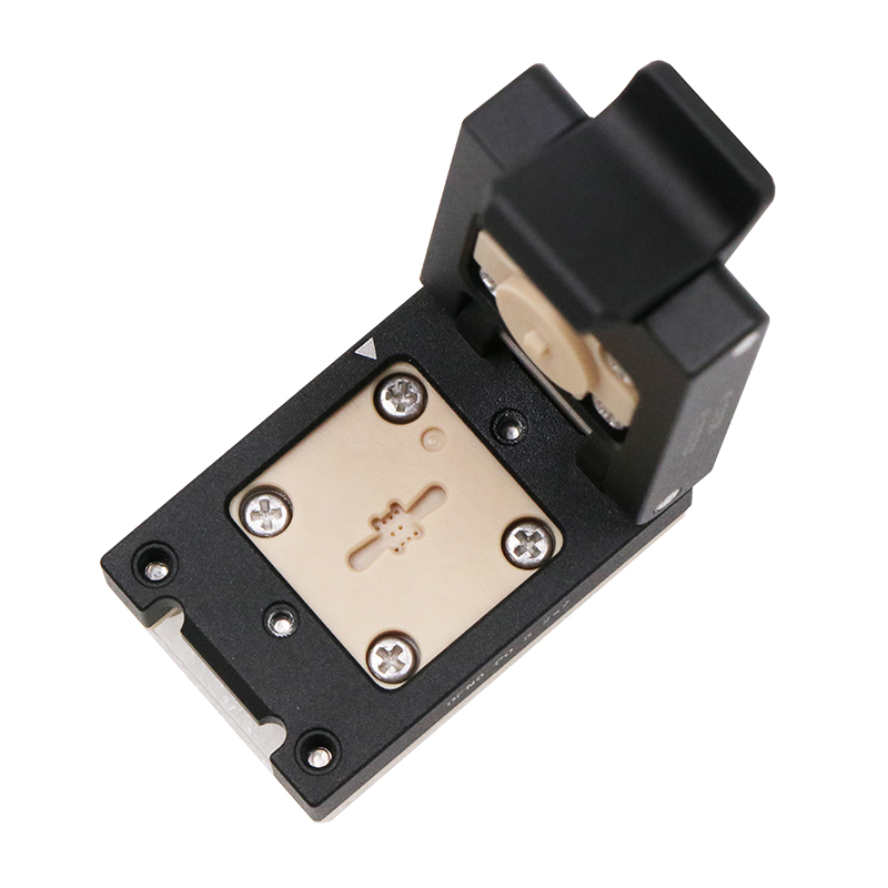 定制DFN8pin-0.5mm-2x2mm芯片合金翻盖无磁测试座