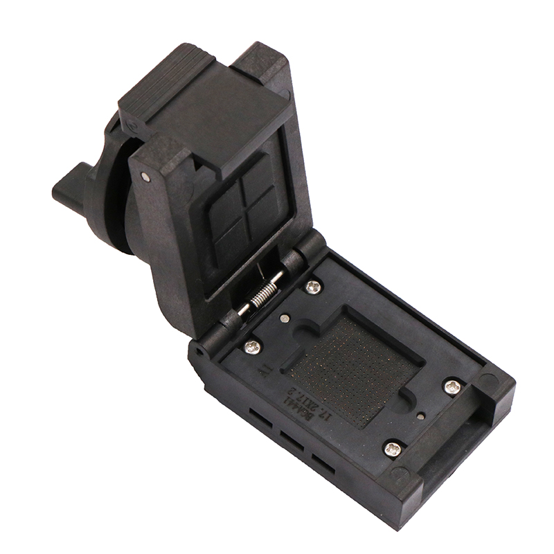 FBGA441pin-0.8mm-17.2x17.2mm塑胶旋钮翻盖芯片测试座