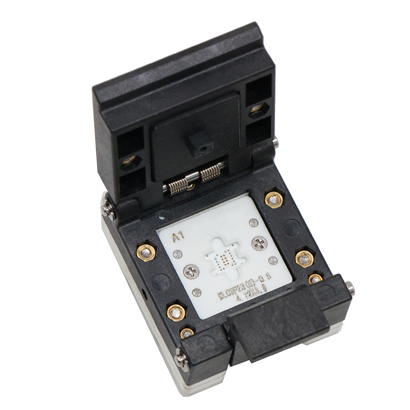 WLCSP23（8）pin-0.5mm塑胶翻盖式晶圆级芯片测试座socket