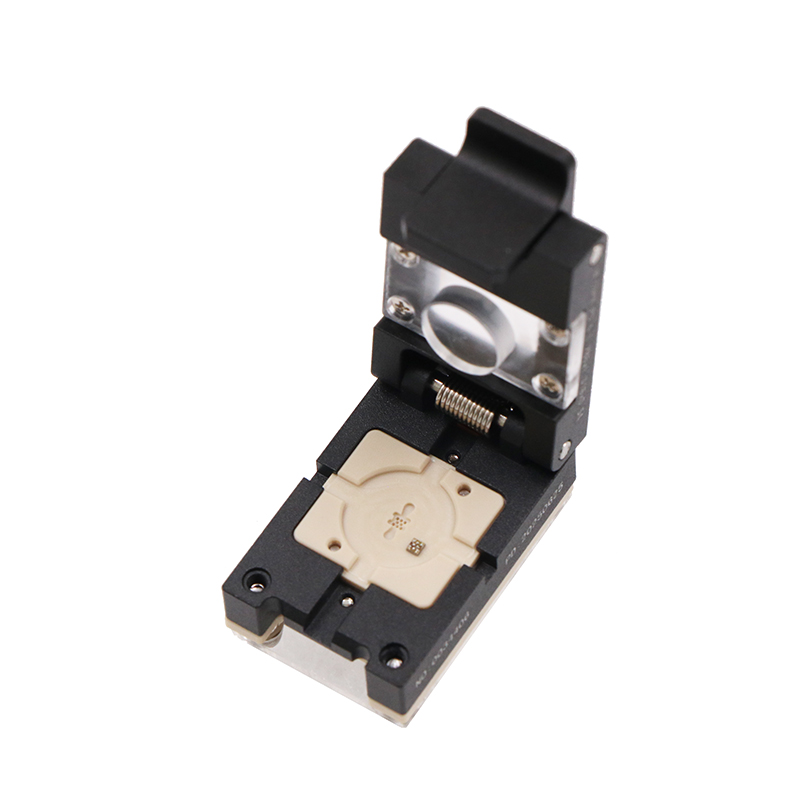 WLCSP8pin-0.4mm合金翻盖式晶圆级芯片测试座socket