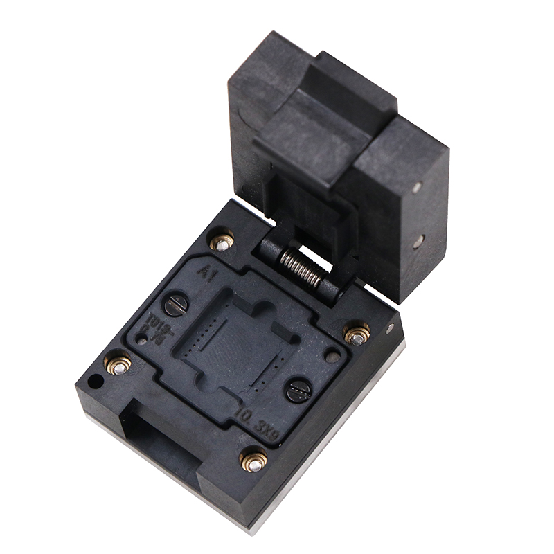 TO-13pin-0.75mm塑胶翻盖式功率器件老化测试座socket