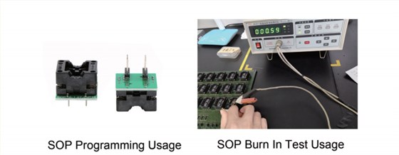 SOP芯片测试座适用场景