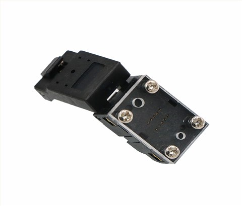 5032-10pin塑胶翻盖晶振测试座socket