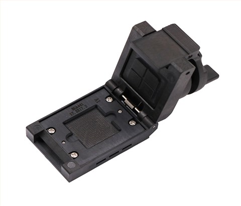 FBGA441pin-0.8mm-17.2x17.2mm塑胶旋钮翻盖芯片测试座