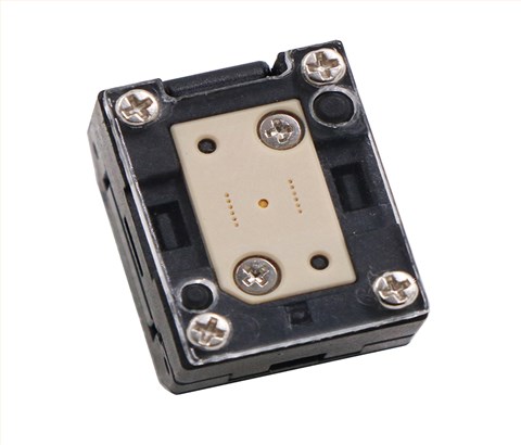 DFN12pin-0.4mm塑胶翻盖式探针芯片测试座socket