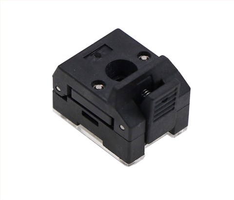 DFN12pin-0.4mm塑胶翻盖式探针芯片测试座socket