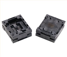 BGA80pin-0.8mm下压式芯片老化测试座socket