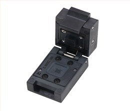 WLCSP42pin-0.4mm塑胶翻盖式晶圆级芯片探针测试座socket