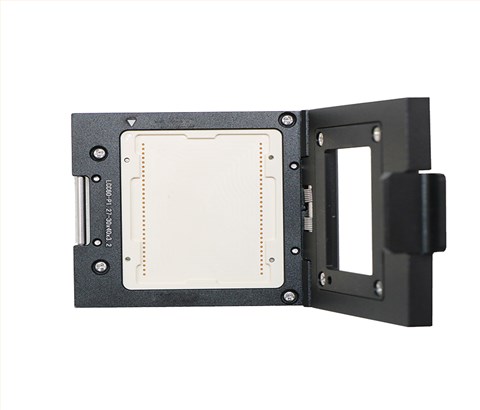 LCC60pin-1.27mm合金翻盖式探针芯片测试座socket