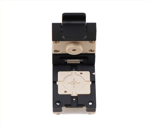 QFN15pin-0.5mm合金翻盖式探针芯片测试座socket