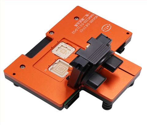 BGA292pin-0.8mm+EMMC153pin-0.5mm一拖二工位测试治具