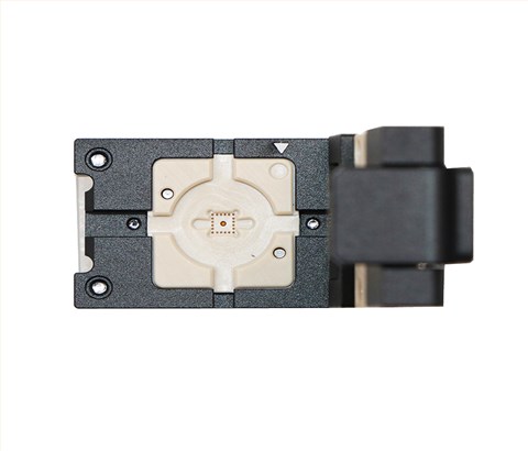 QFN20pin-0.4mm合金翻盖式探针芯片测试座socket