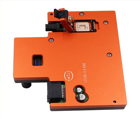 LCC40pin-0.5mm合金翻盖式芯片测试治具