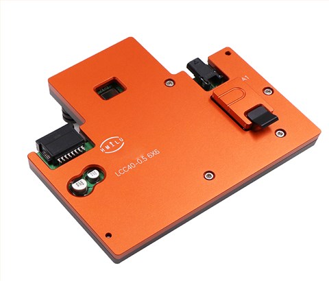 LCC40pin-0.5mm合金翻盖式芯片测试治具