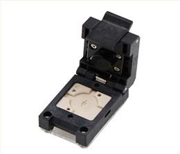 WLCSP16pin-0.35mm塑胶翻盖式探针晶圆级芯片测试座socket