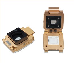 BGA160pin-0.65mm合金翻盖式芯片测试座socket