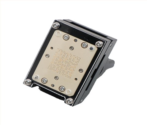 BGA373pin-0.65mm合金旋钮翻盖式芯片测试座socket