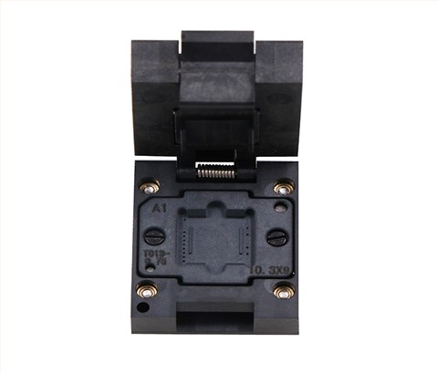 TO-13pin-0.75mm塑胶翻盖式功率器件老化测试座socket