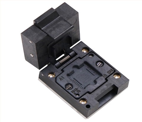TO-13pin-0.75mm塑胶翻盖式功率器件老化测试座socket