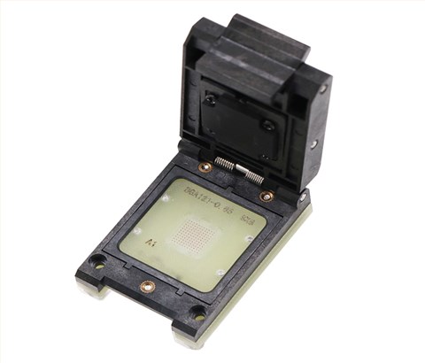 BGA121pin-0.65mm-8x8mm塑胶翻盖式芯片烧录座