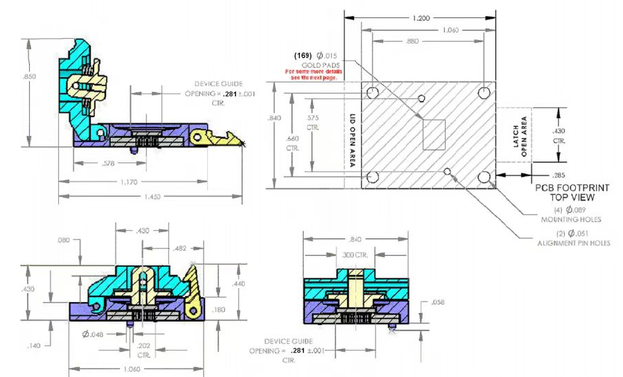 BGA169pin芯片图纸 BGA169pin芯片图纸