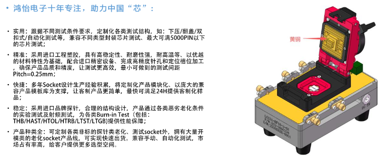 射频芯片测试座