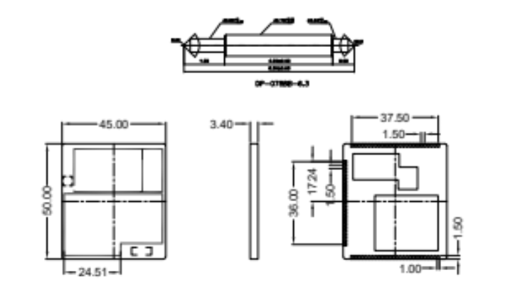 射频模块77pin图纸 射频模块77pin图纸